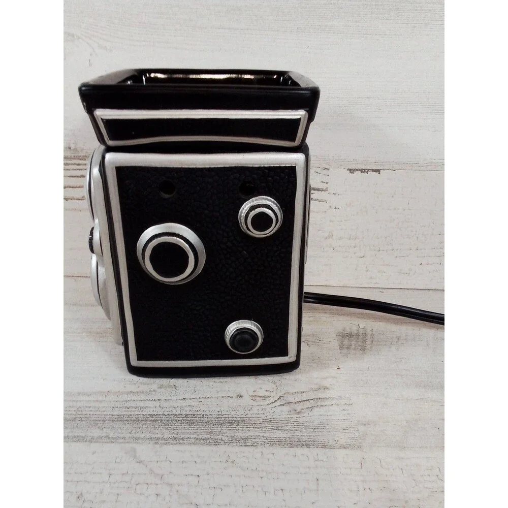 Scentsy Still Frame Antique Camera Retired Wax Warmer